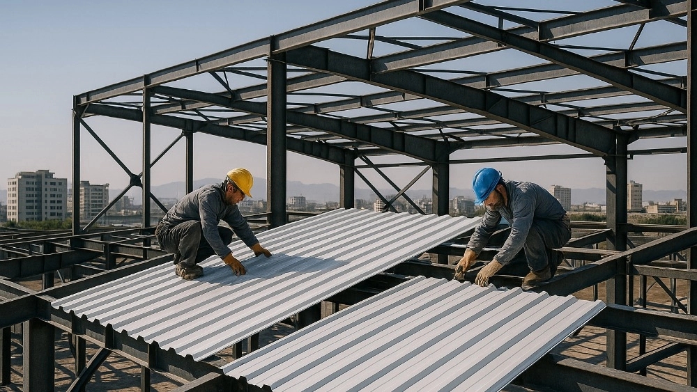 Construction of niche roof in Tehran Construction of niche roof in Tehran